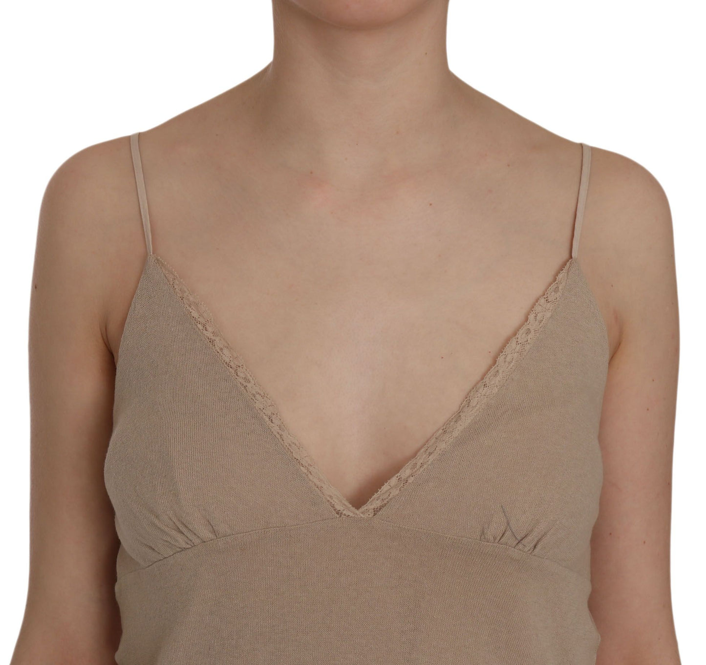 PINK MEMORIES Elegant Beige Lace Spaghetti Strap Mini Dress - Elegance Online Limited