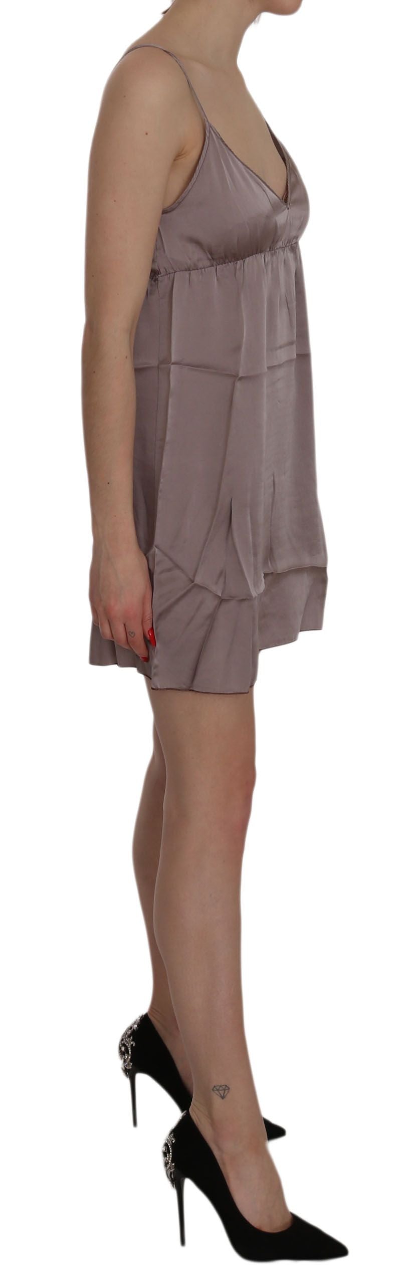 PINK MEMORIES Elegant Spaghetti Strap Silk Mini Dress - Elegance Online Limited