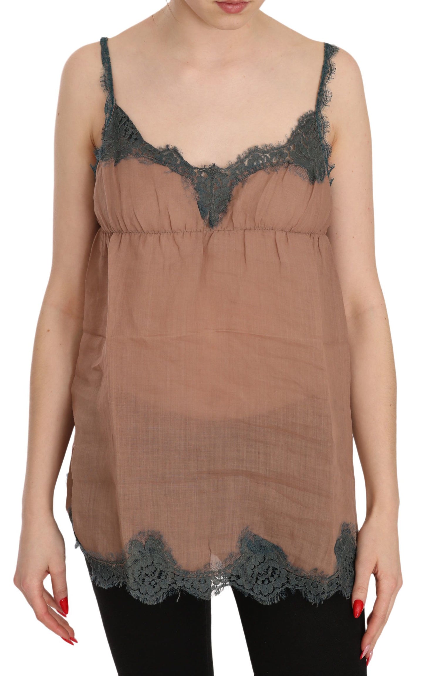PINK MEMORIES Elegant Spaghetti Strap Lace Top - Elegance Online Limited