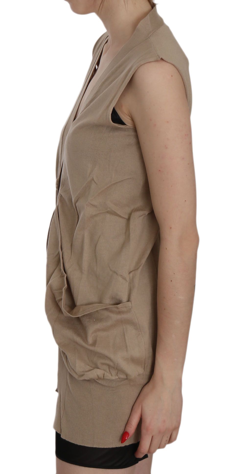 PINK MEMORIES Elegant Sleeveless Cotton Vest - Elegance Online Limited