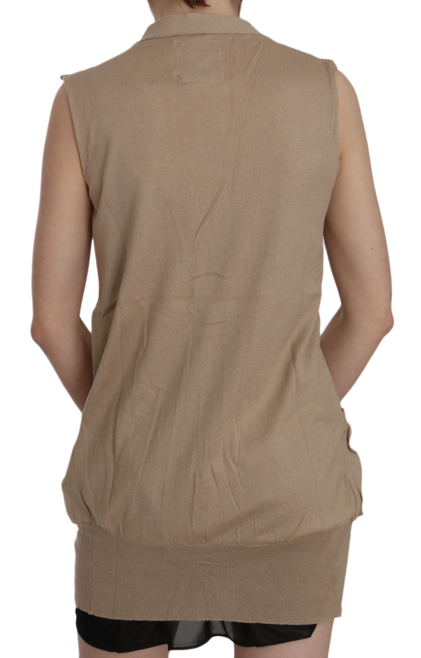 PINK MEMORIES Elegant Sleeveless Cotton Vest - Elegance Online Limited