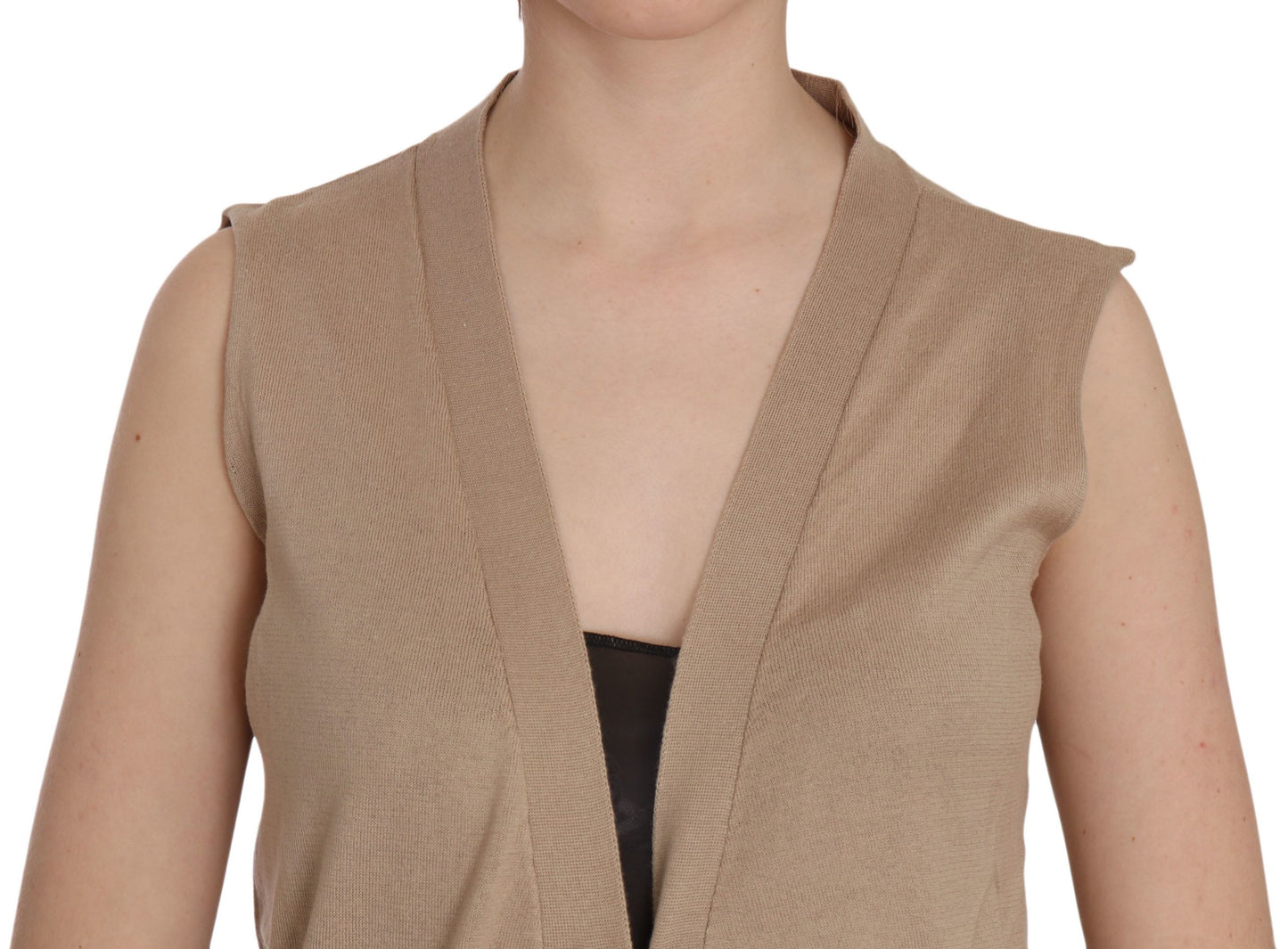 PINK MEMORIES Elegant Sleeveless Cotton Vest - Elegance Online Limited