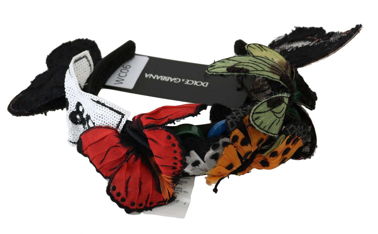 Dolce & Gabbana Elegant Floral Silk Headband Diadem - Elegance Online Limited