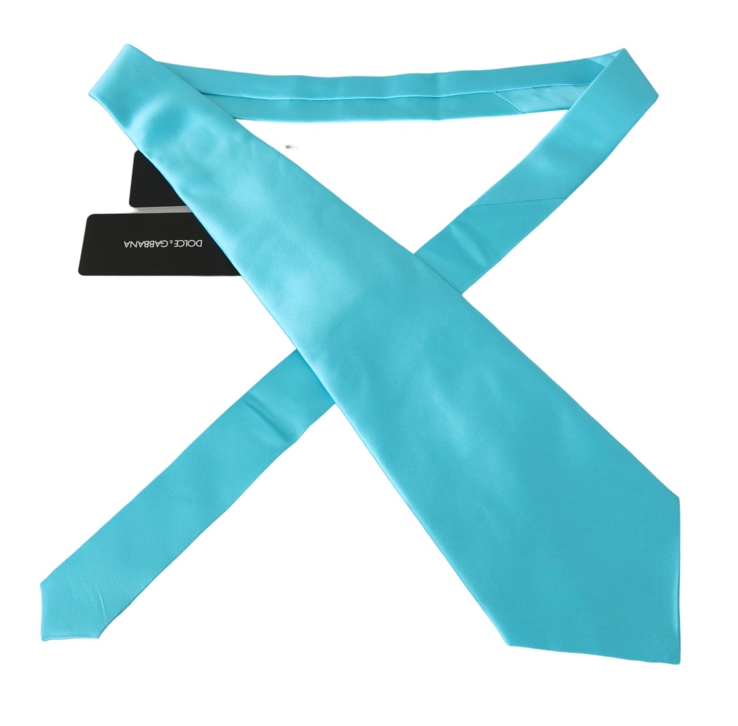 Dolce & Gabbana Stunning Light Blue Silk Men's Tie - Elegance Online Limited