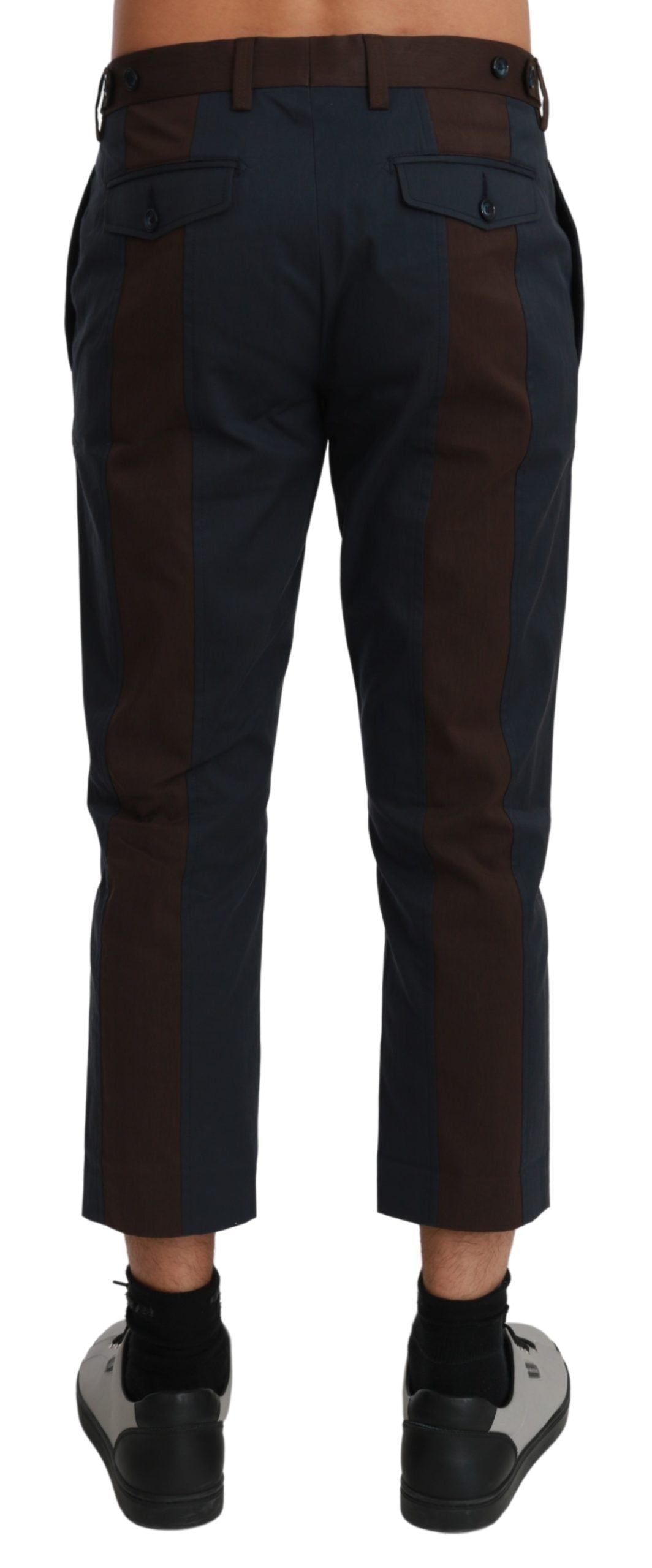 Pantalon décontracté court à rayures Dolce & Gabbana Chic