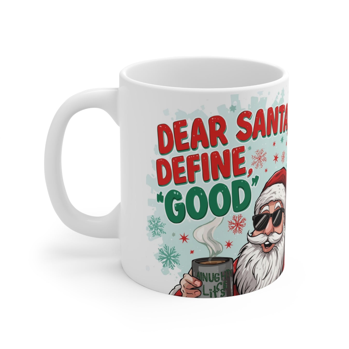 Santa Define Good Christmas Coffee Mug