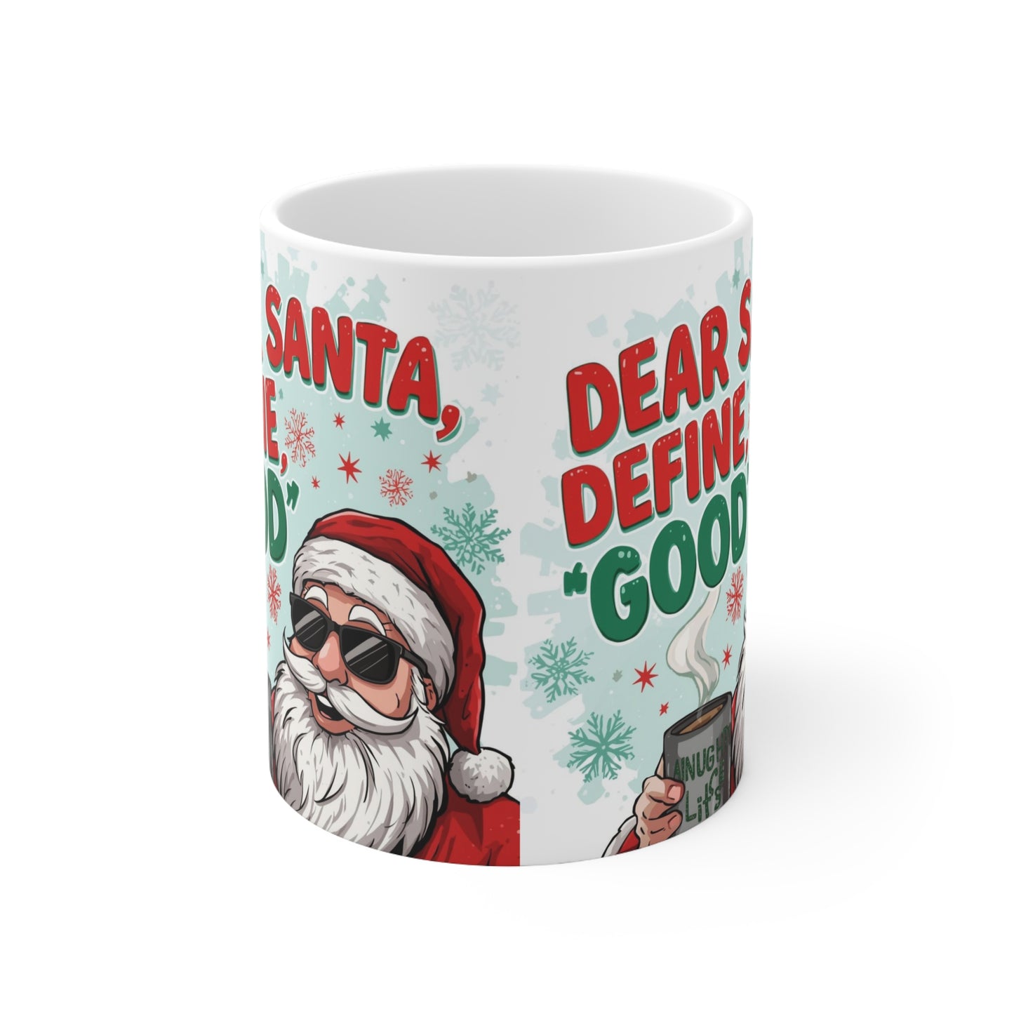 Santa Define Good Christmas Coffee Mug
