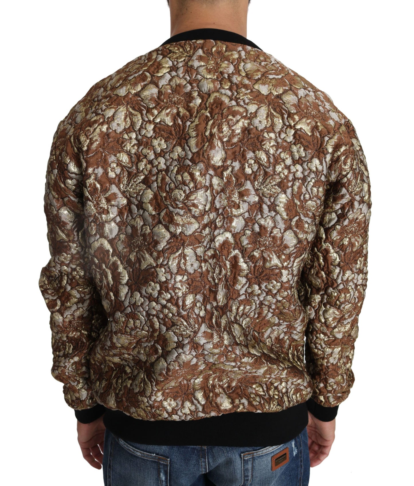 Dolce & Gabbana Jersey con cuello redondo Opulent multicolor