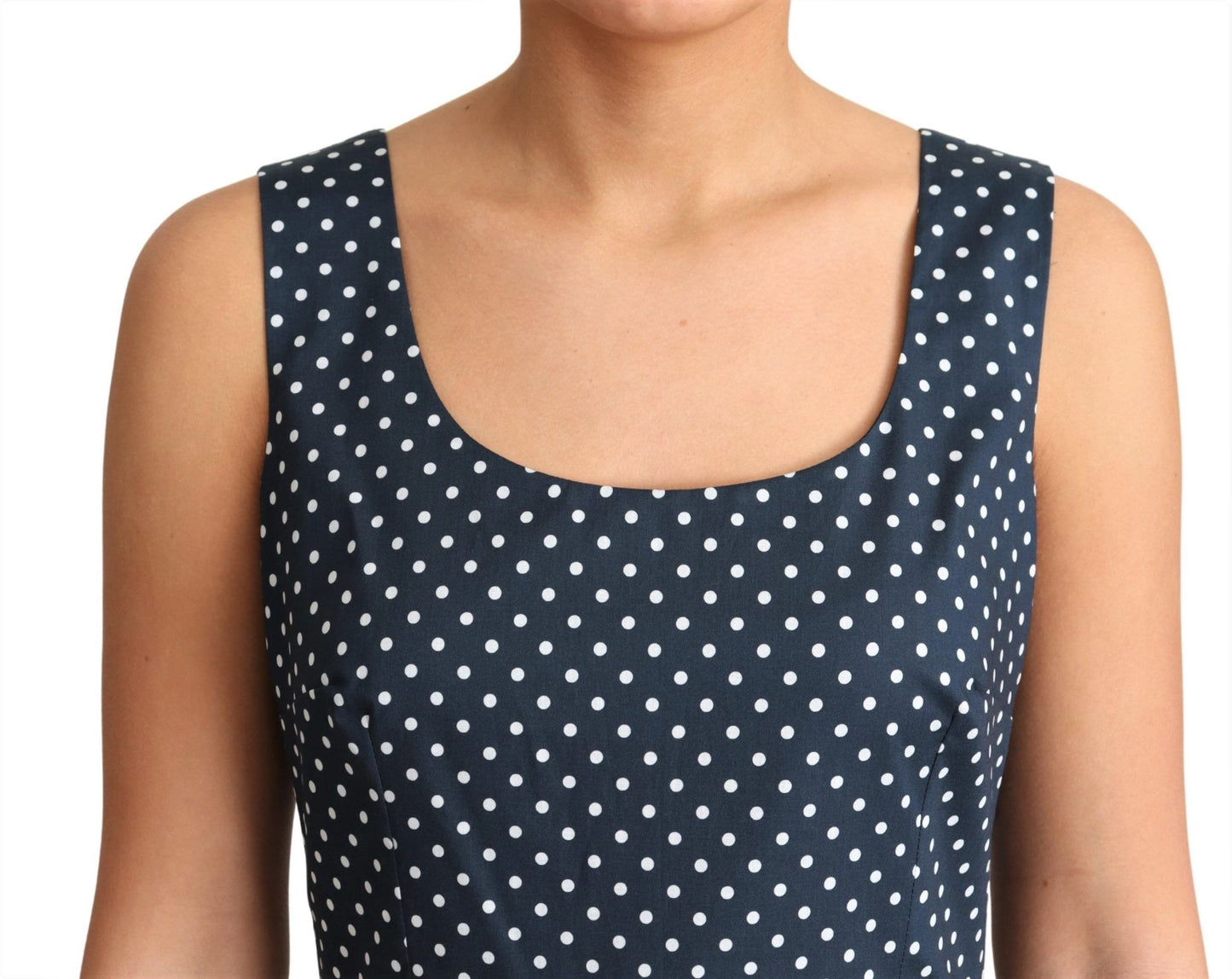 Dolce & Gabbana Polka Dot Sleeveless A-Line Dress - Elegance Online Limited