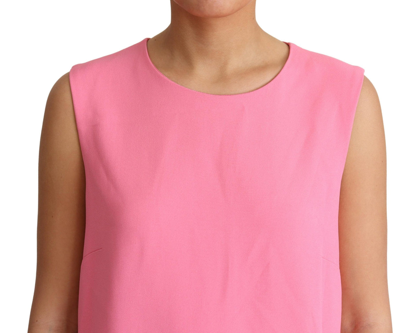 Dolce & Gabbana Elegant Pink Shift Knee Length Dress - Elegance Online Limited