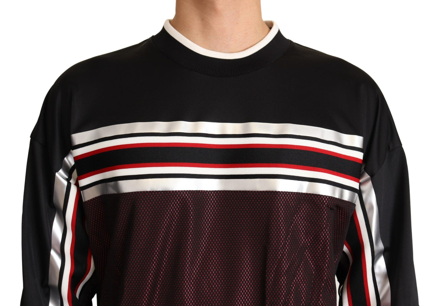 Dolce & Gabbana Suéter elegante con cuello redondo en negro