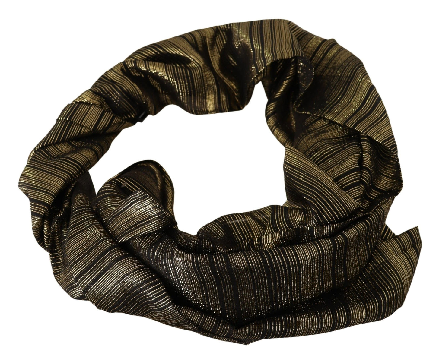 Dolce & Gabbana Elegant Gold Silk Blend Scarf - Elegance Online Limited