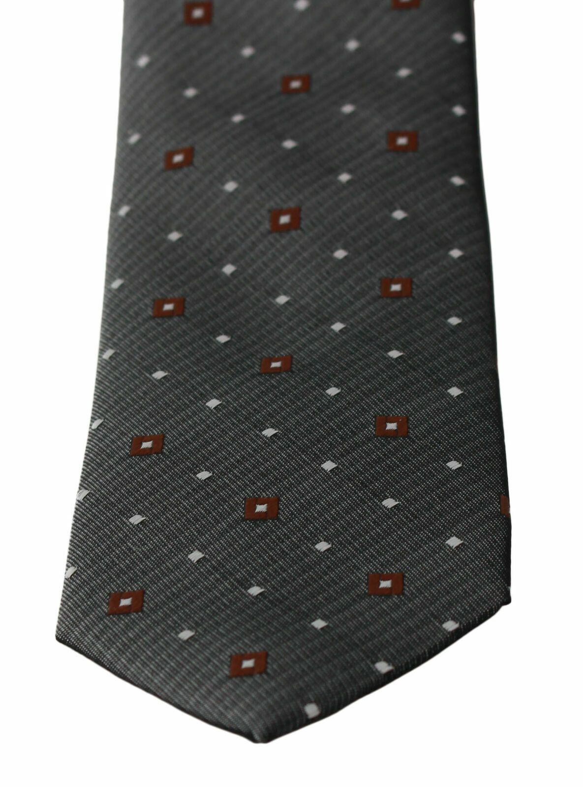 Dolce & Gabbana Elegant Gray Patterned Silk Blend Neck Tie - Elegance Online Limited