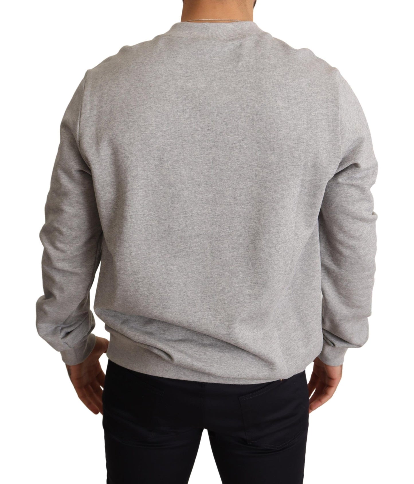 Dolce & Gabbana Jersey Regal Crown Cotton - Gris Sofisticado