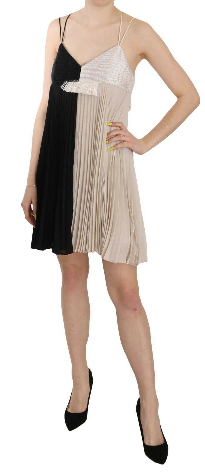 PINKO Chic Plunging A-Line Princess Mini Dress - Elegance Online Limited