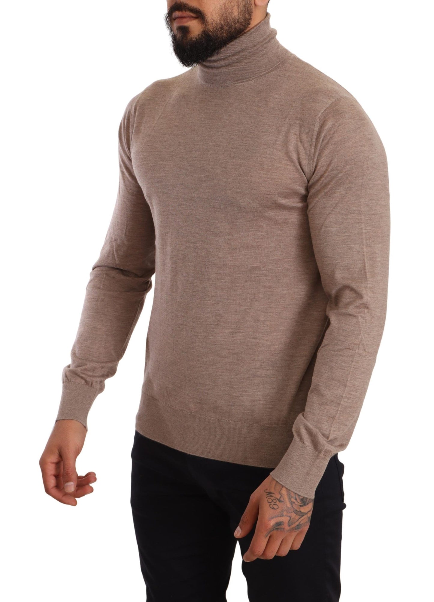 Dolce & Gabbana Elegante suéter de cuello alto de cachemir