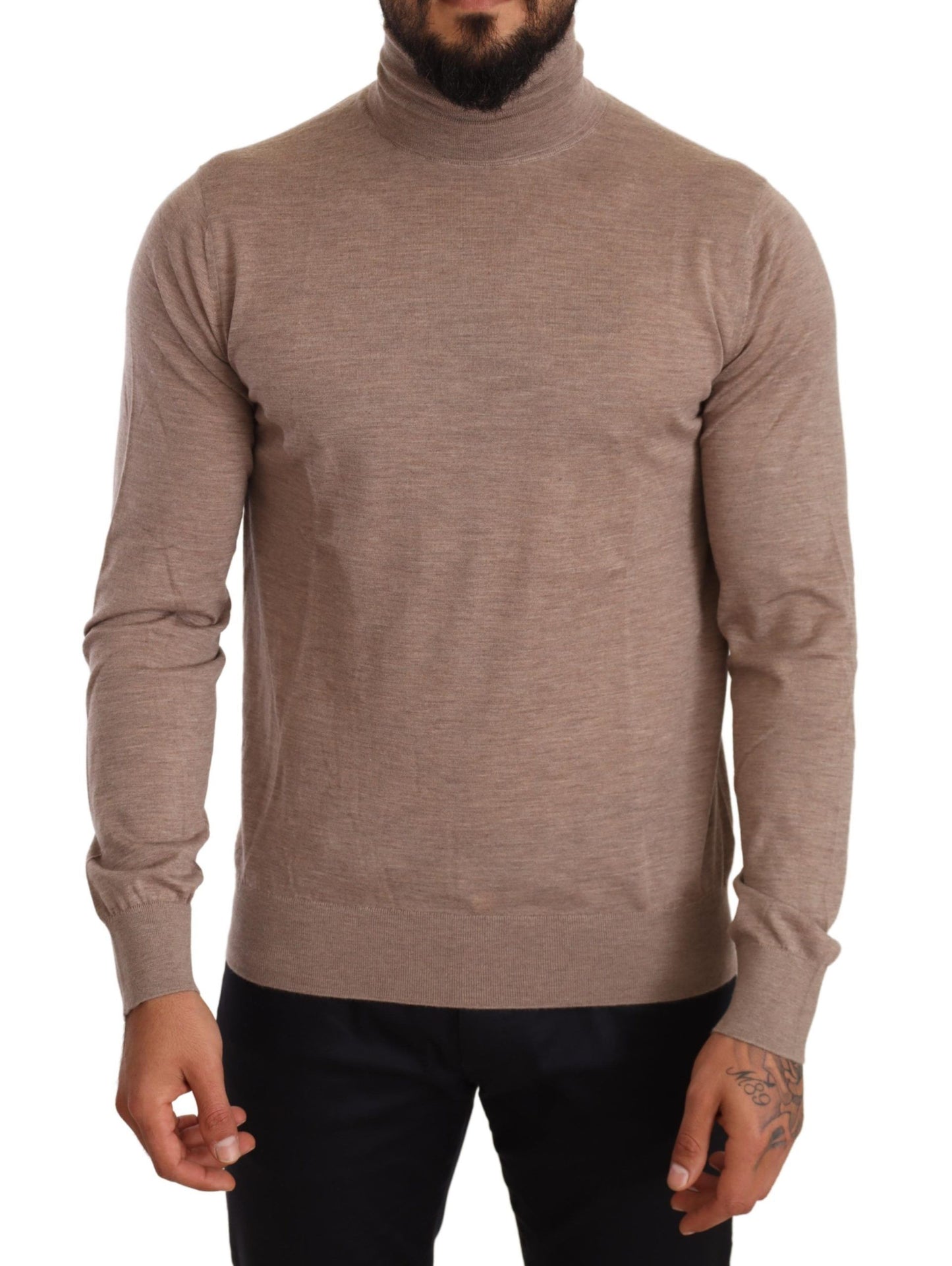 Dolce & Gabbana Elegante suéter de cuello alto de cachemir