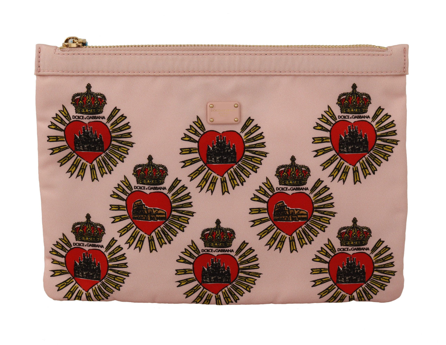 Dolce & Gabbana Elegant Pink Heart Clutch Wallet - Elegance Online Limited
