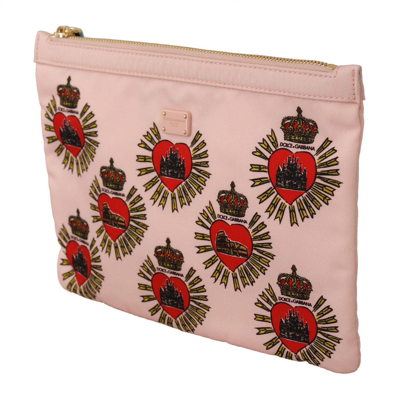 Dolce & Gabbana Elegant Pink Heart Clutch Wallet - Elegance Online Limited