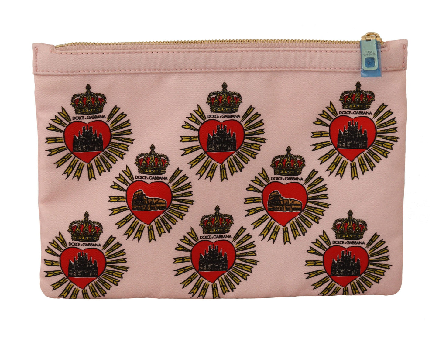 Dolce & Gabbana Elegant Pink Heart Clutch Wallet - Elegance Online Limited