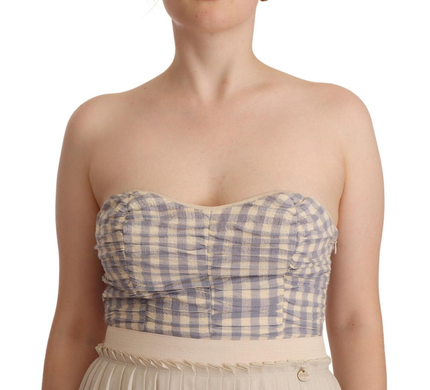 Guess Chic Beige Strapless A-Line Dress - Elegance Online Limited