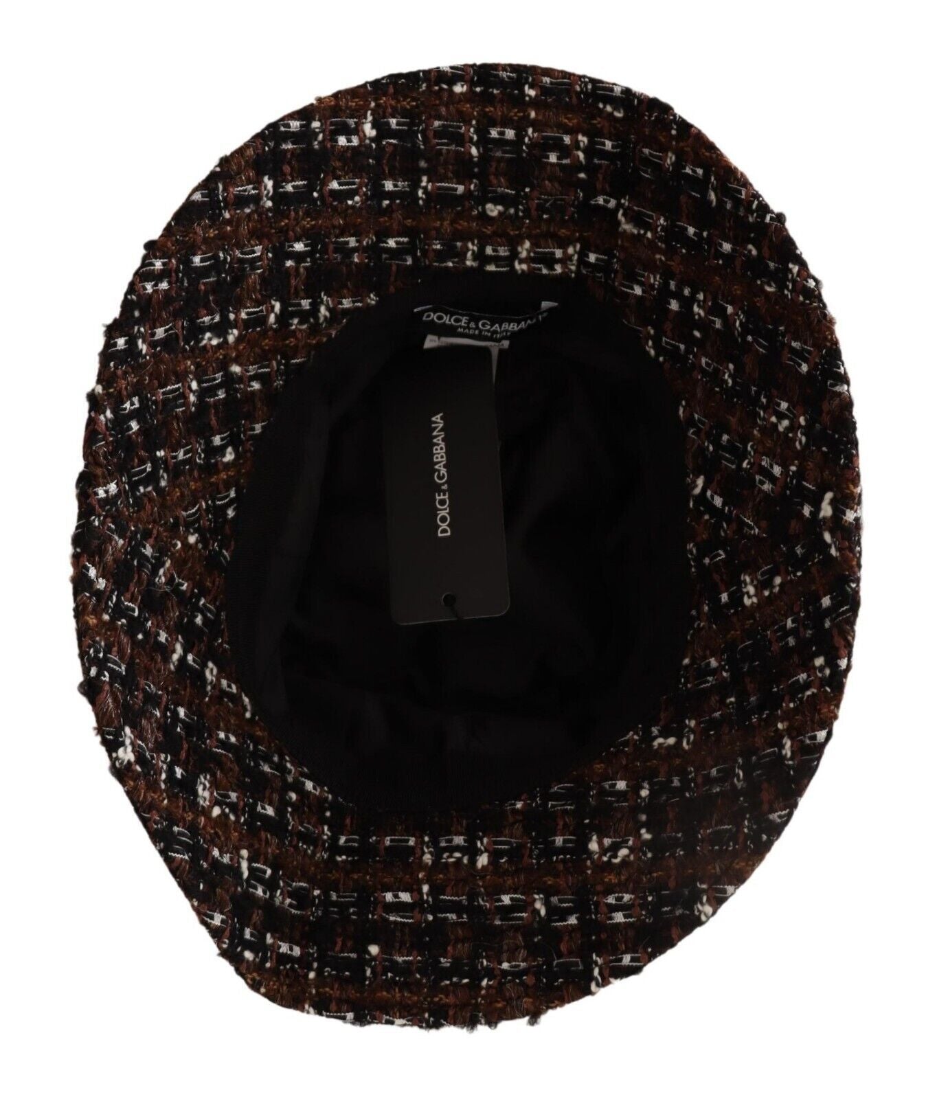 Dolce & Gabbana Elegant Woven Multicolor Bucket Hat - Elegance Online Limited