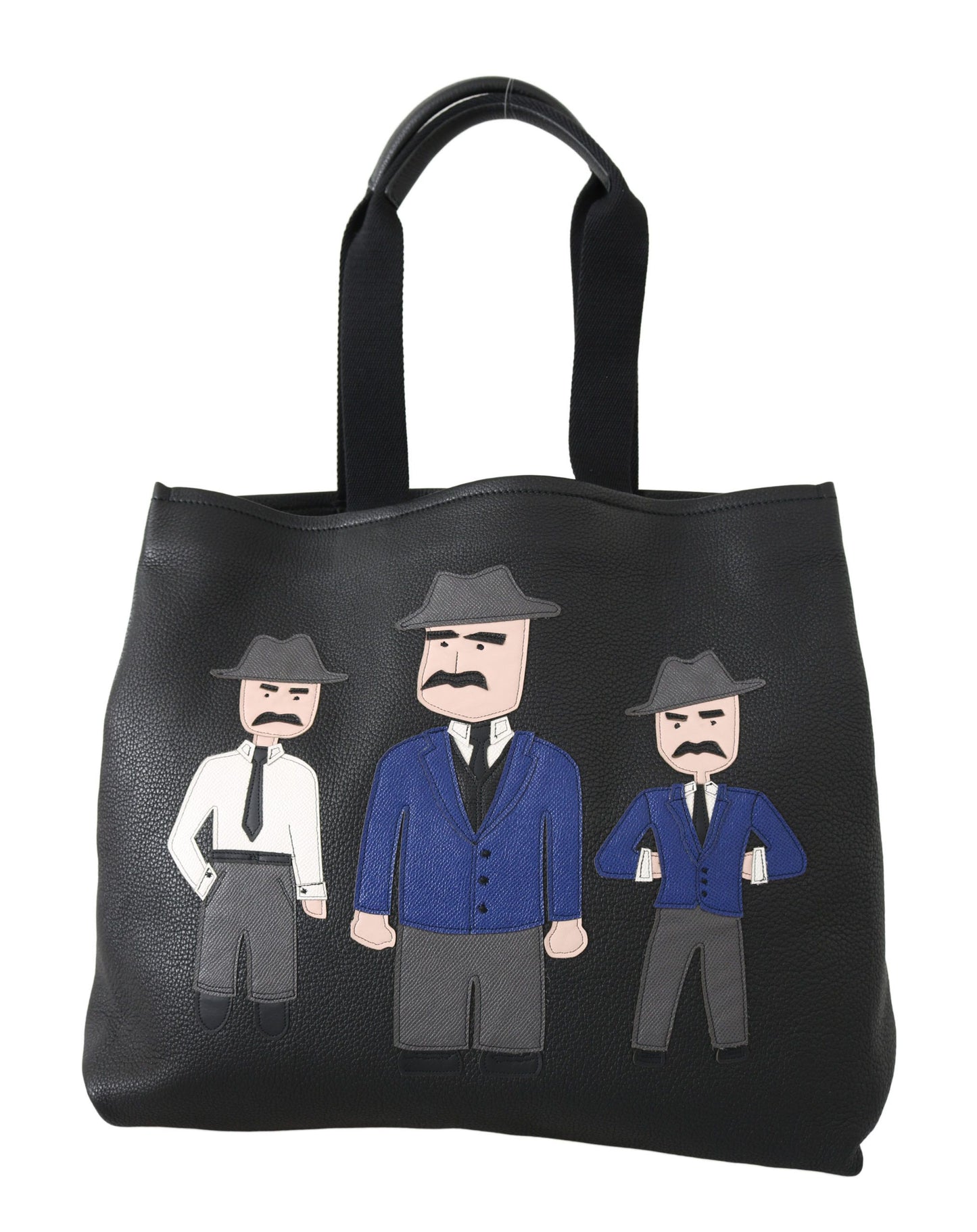 Dolce & Gabbana Elegant Black Leather Tote for Men - Elegance Online Limited