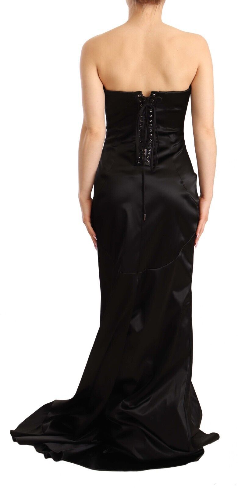 Dolce & Gabbana Elegant Black Strapless Mermaid Dress - Elegance Online Limited