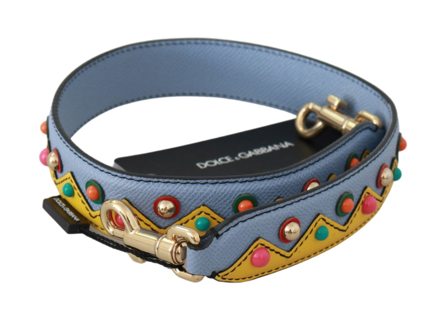 Dolce & Gabbana Multicolor Leather Shoulder Strap Accessory - Elegance Online Limited