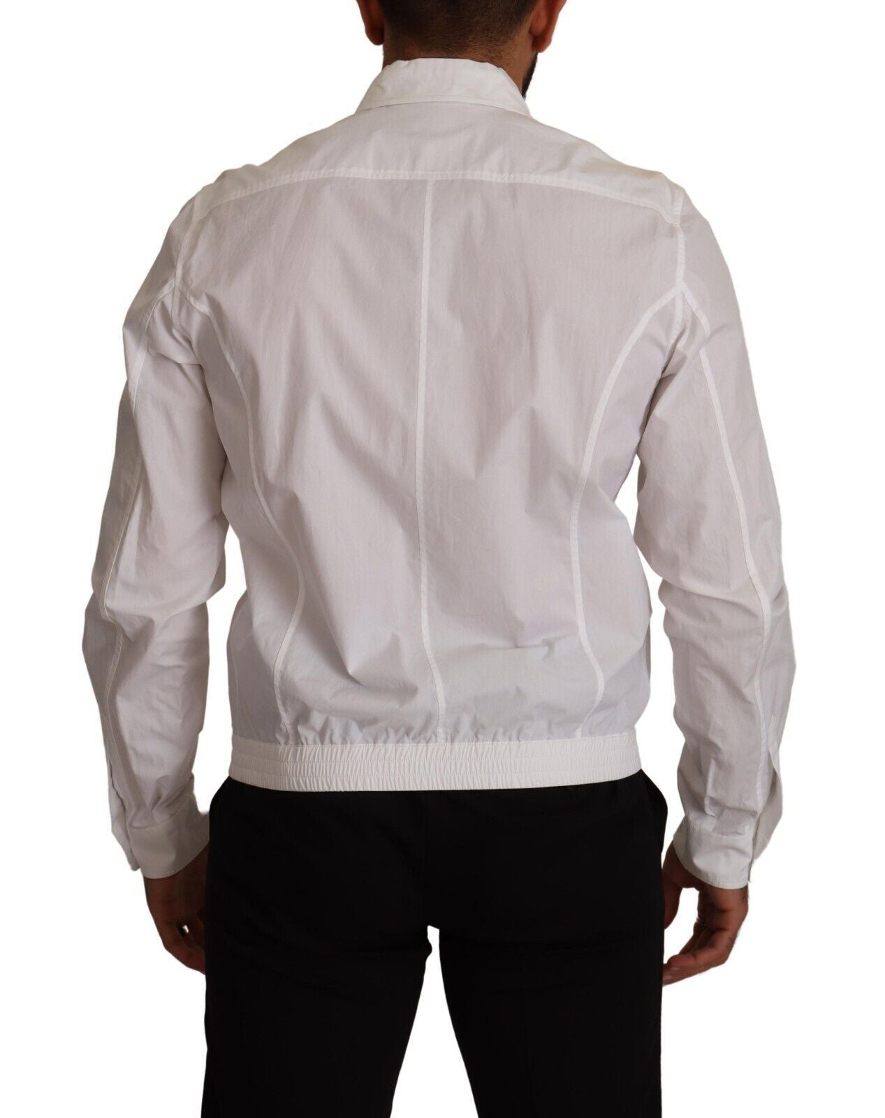 Dolce & Gabbana Elegant Italian White Cotton Shirt - Elegance Online Limited