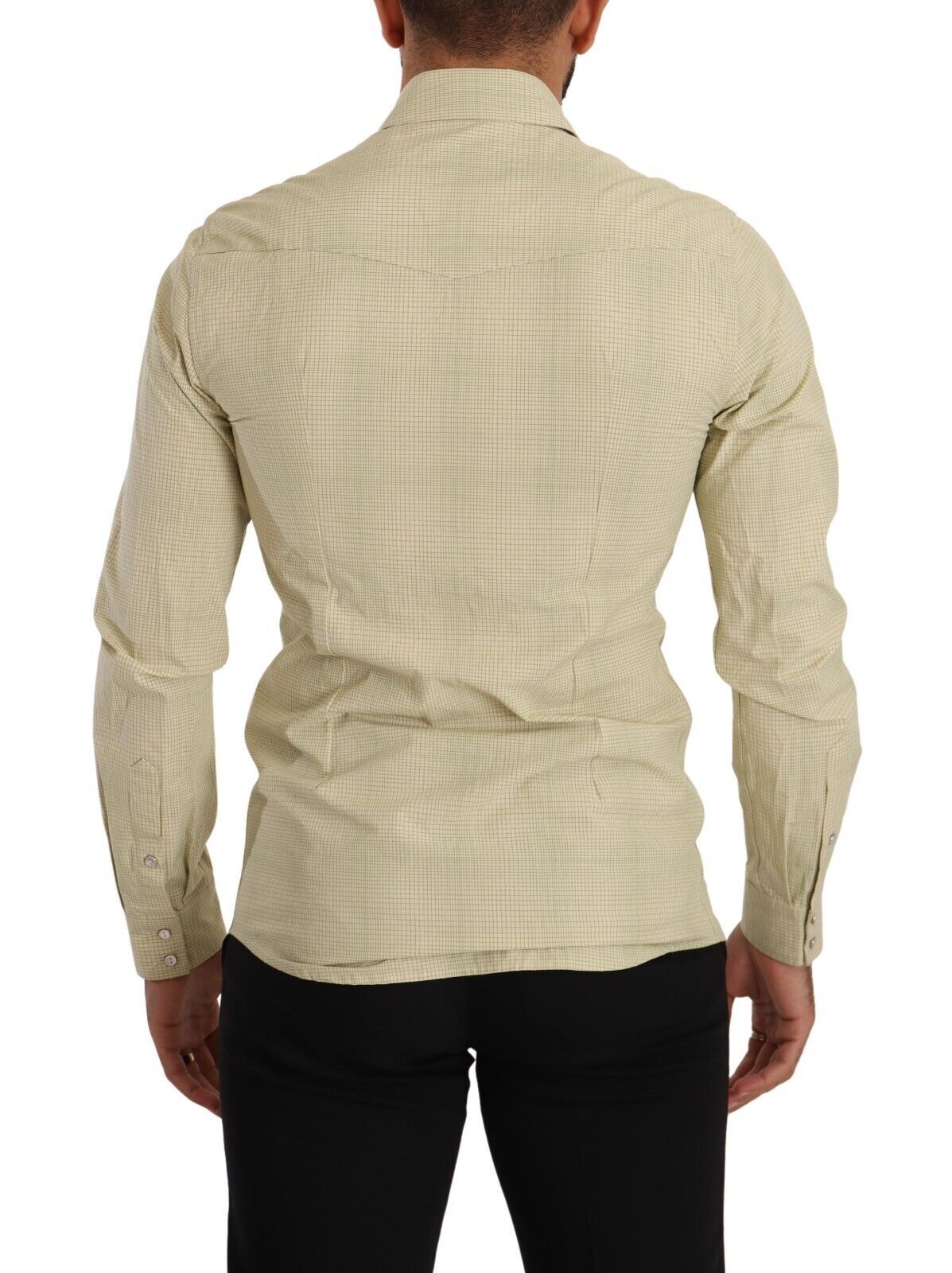 Dolce & Gabbana Elegant Sicilia Checkered Cotton Shirt - Elegance Online Limited