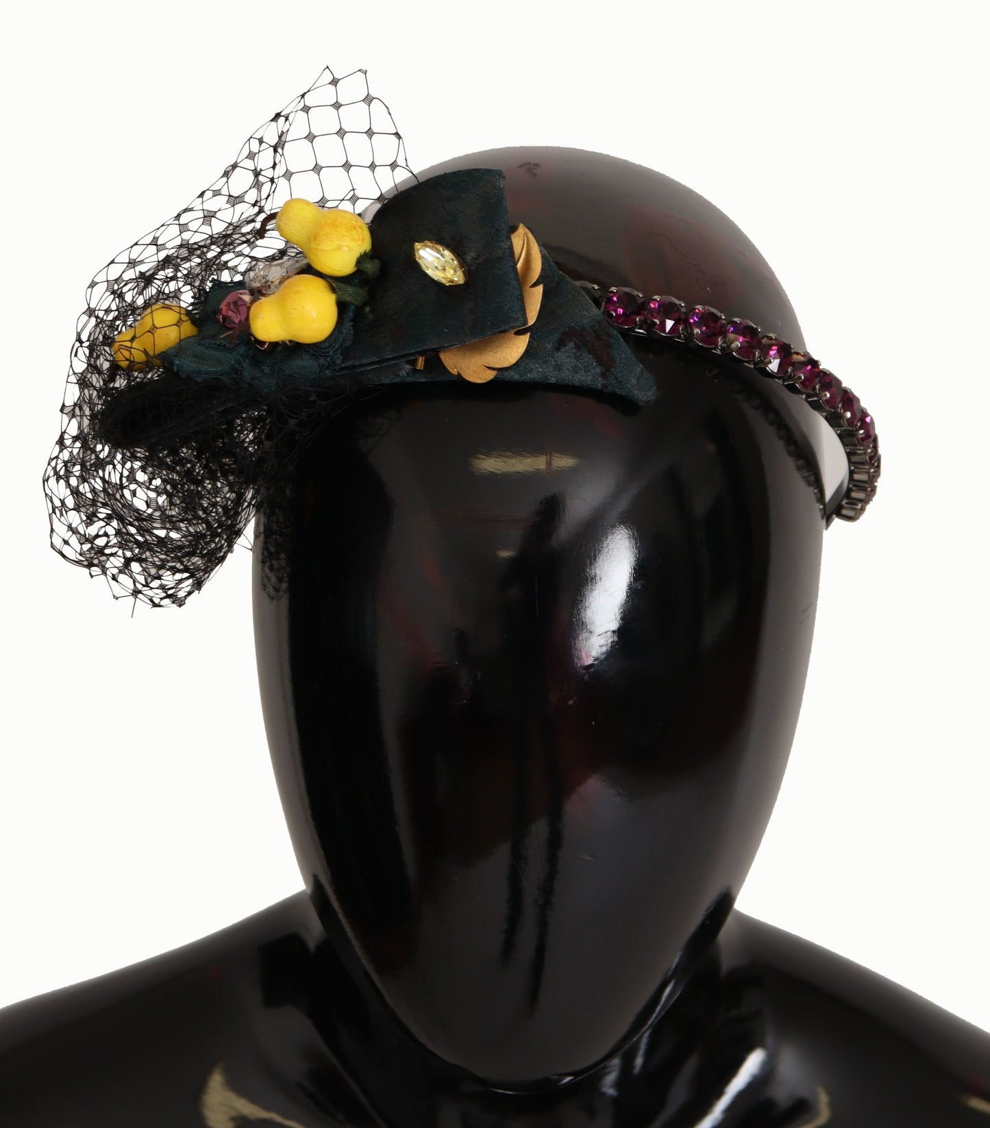 Dolce & Gabbana Charming Sicilian Lemon Crystal Headband - Elegance Online Limited