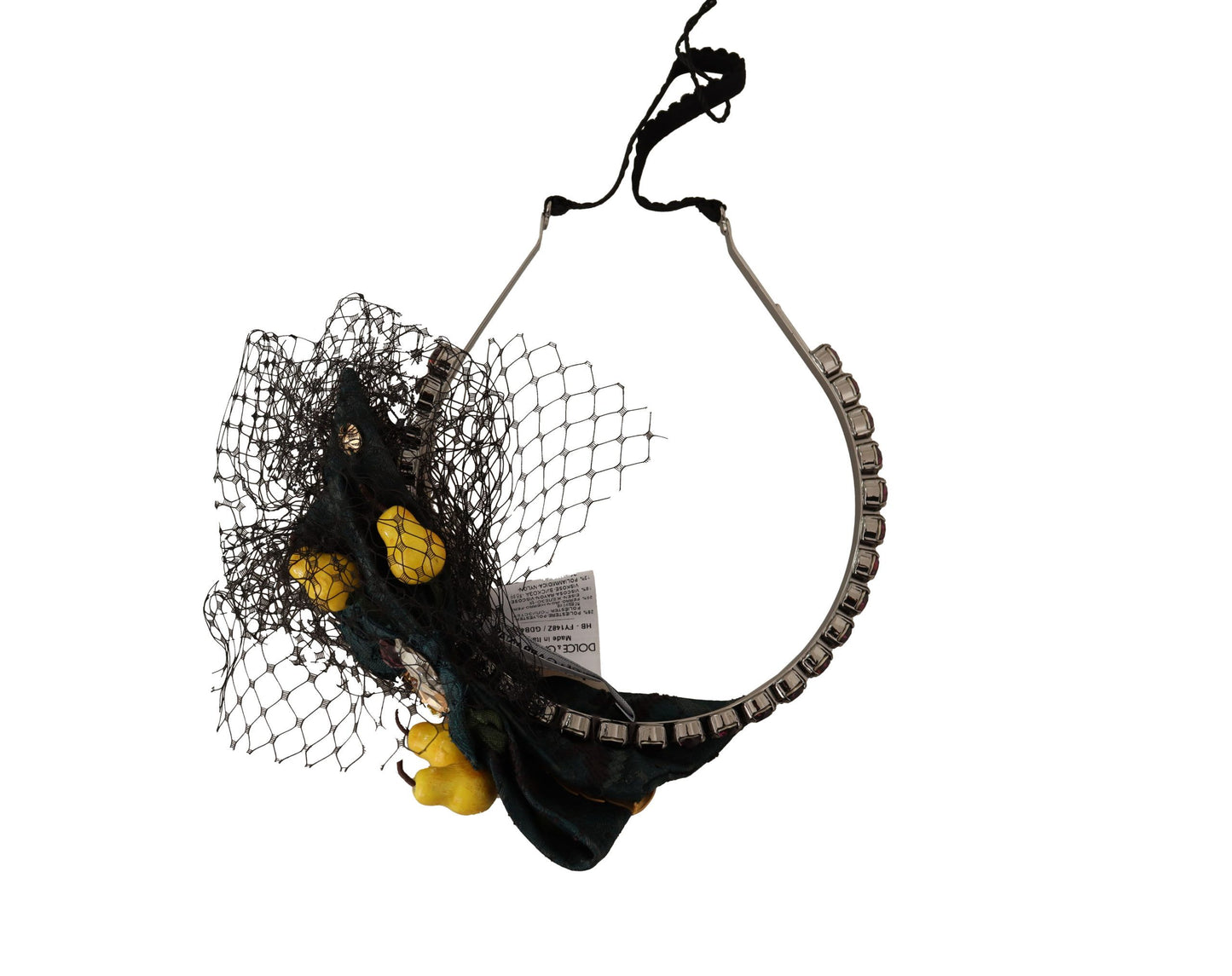Dolce & Gabbana Charming Sicilian Lemon Crystal Headband - Elegance Online Limited
