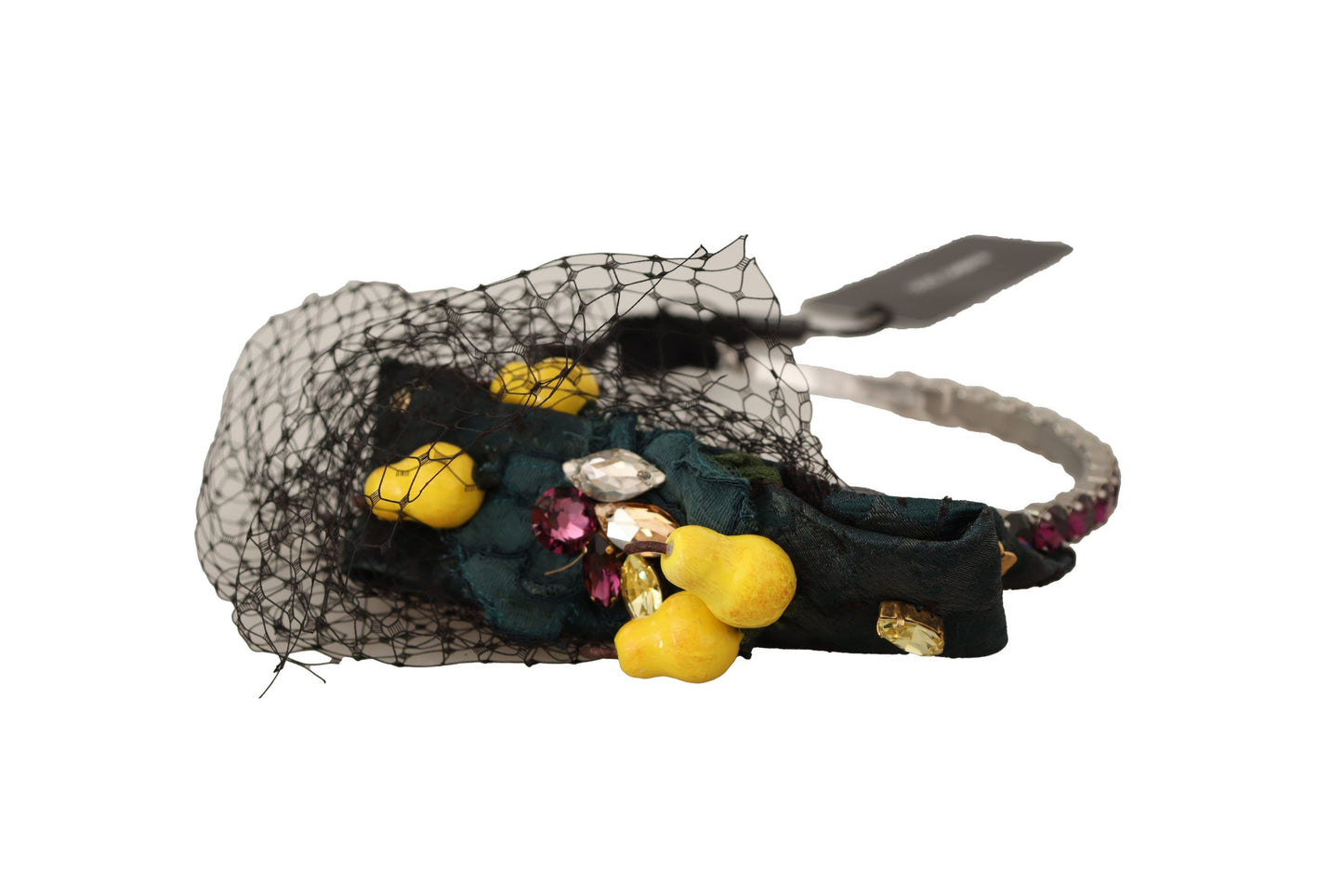 Dolce & Gabbana Charming Sicilian Lemon Crystal Headband - Elegance Online Limited
