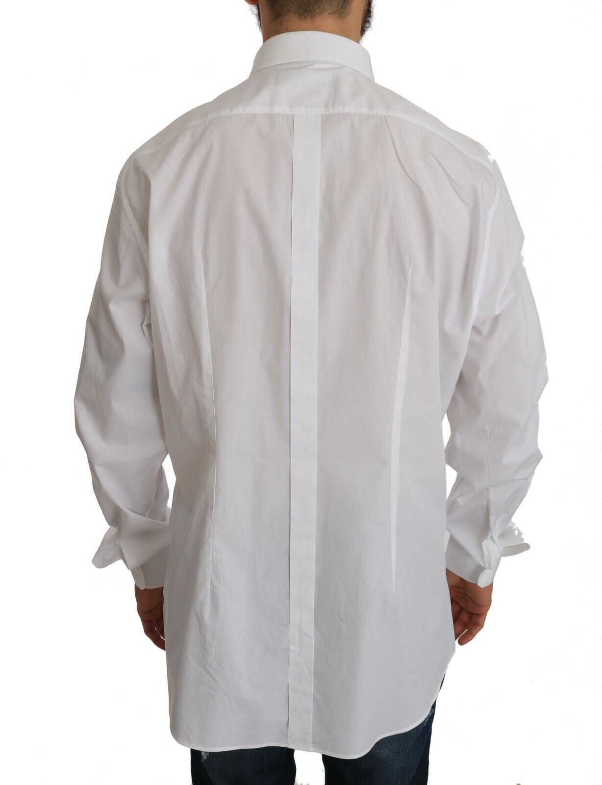 Dolce & Gabbana Exclusive White Slim Fit Formal Shirt - Elegance Online Limited