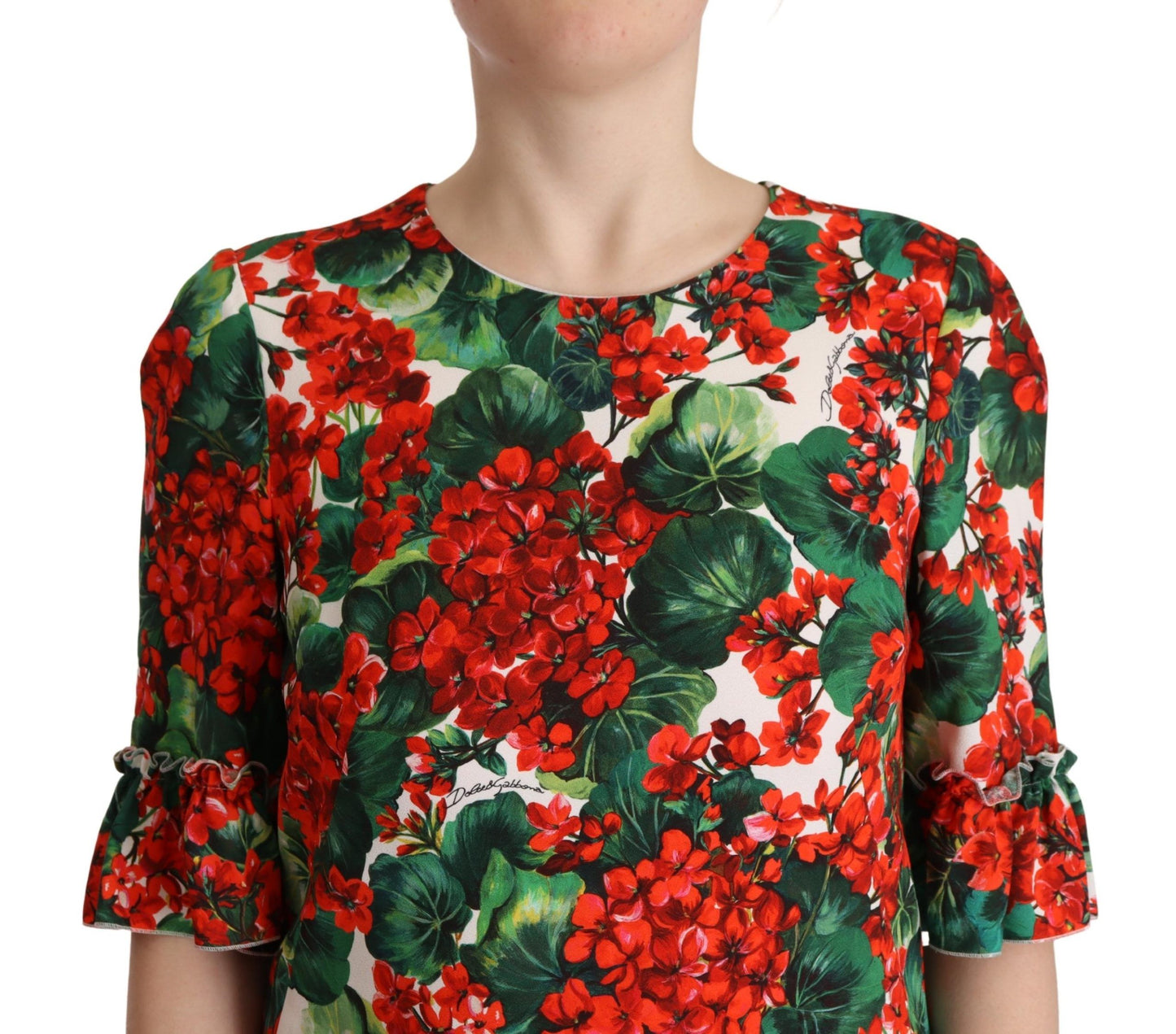 Dolce & Gabbana Floral Mini Enchantment Dress - Elegance Online Limited