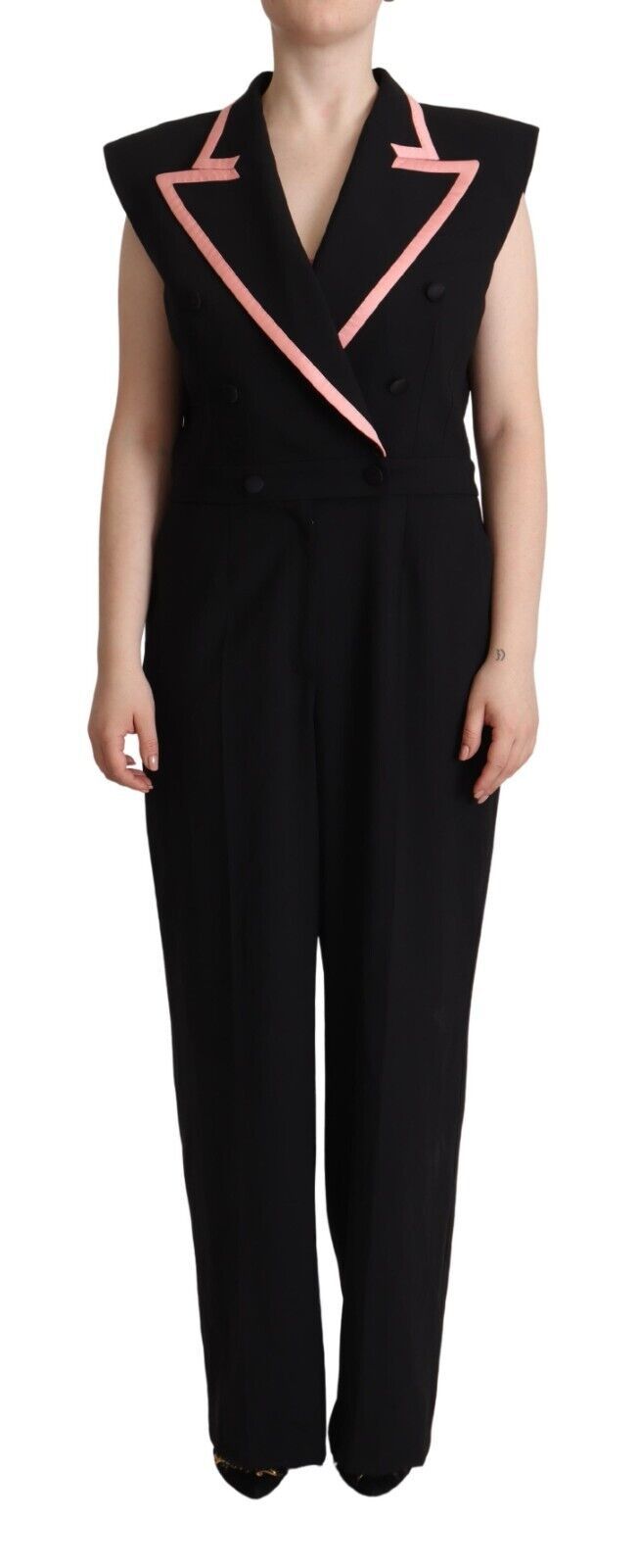 Combinaison élégante sans manches en laine mélangée Dolce & Gabbana