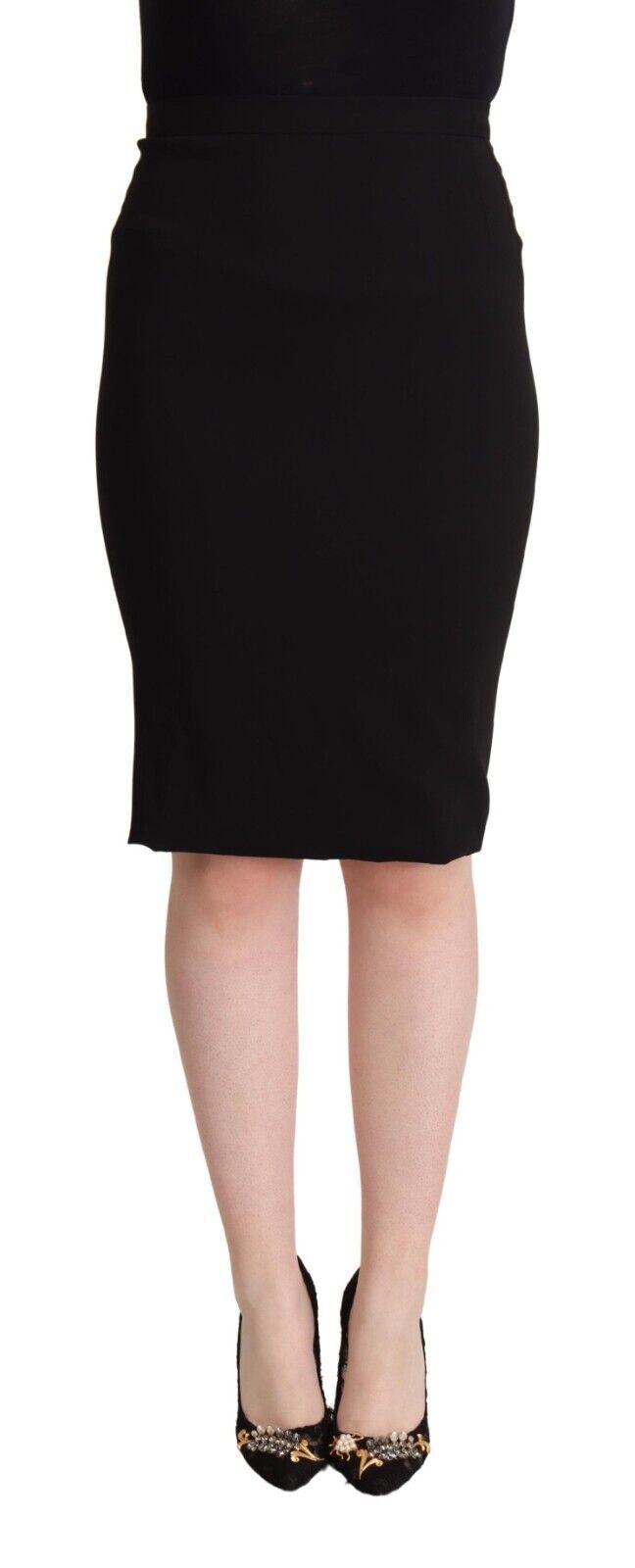 Jupe crayon taille haute chic Dolce & Gabbana en noir