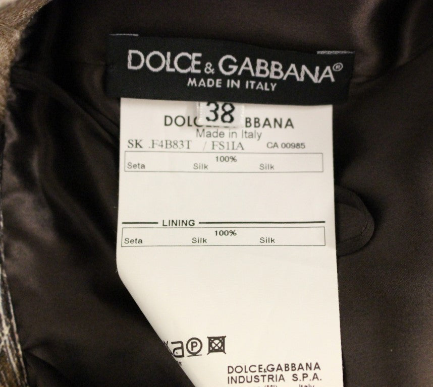 Dolce & Gabbana Elegant Floral Silk Full Skirt - Elegance Online Limited