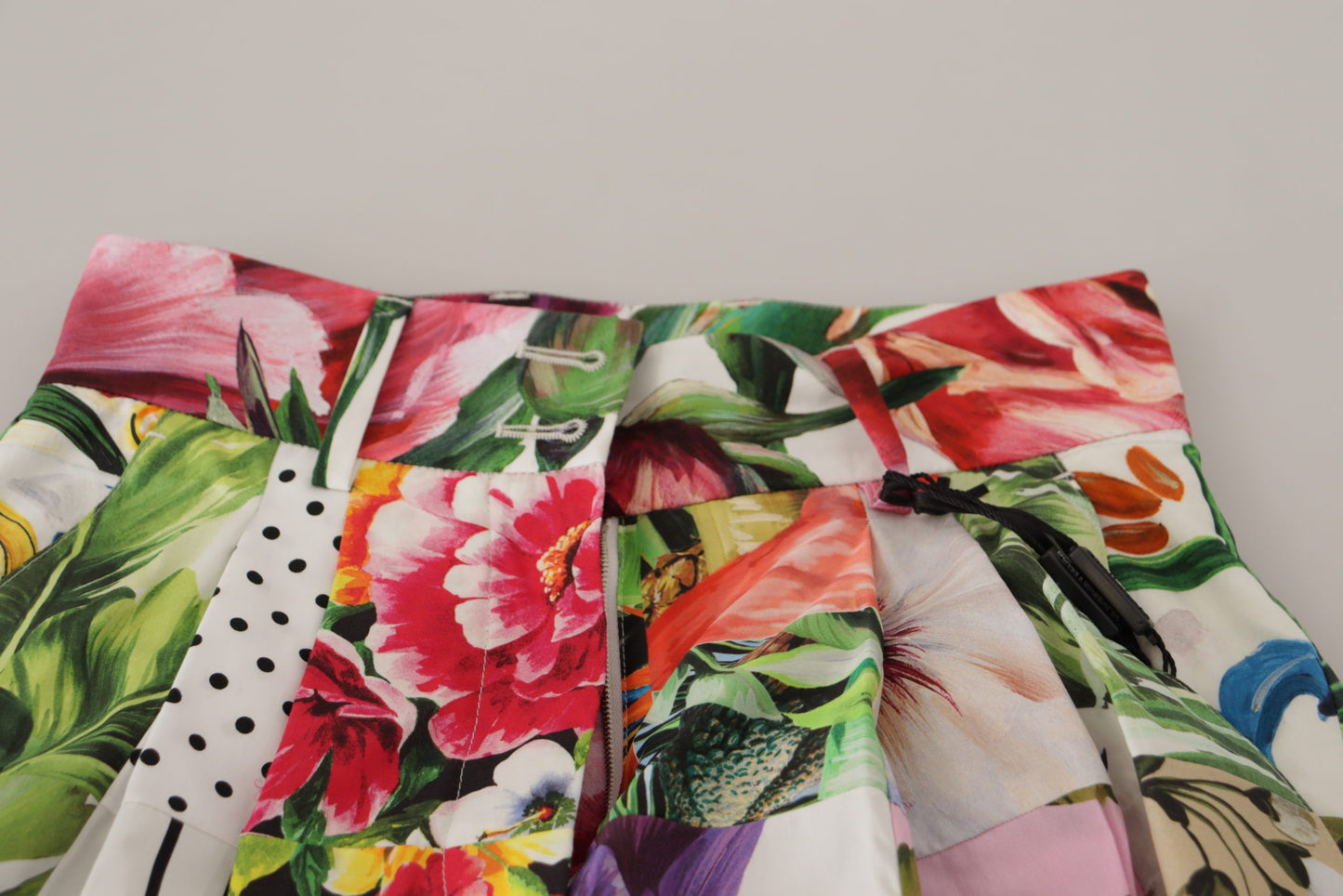 Short taille haute à imprimé floral multicolore Dolce & Gabbana