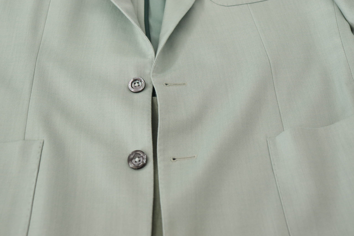 Dolce & Gabbana Elegante blazer de seda y cachemira verde menta