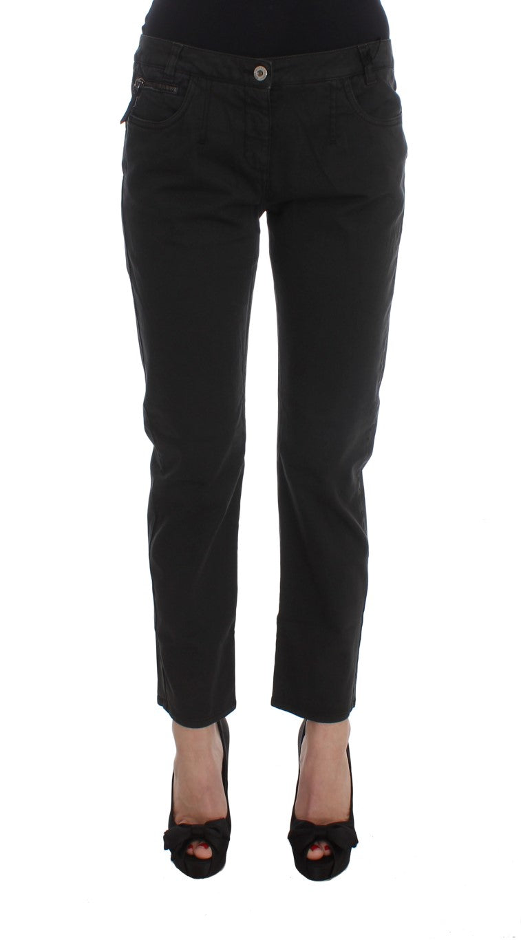 Costume National Chic Black Regular Fit Denim Jeans - Elegance Online Limited
