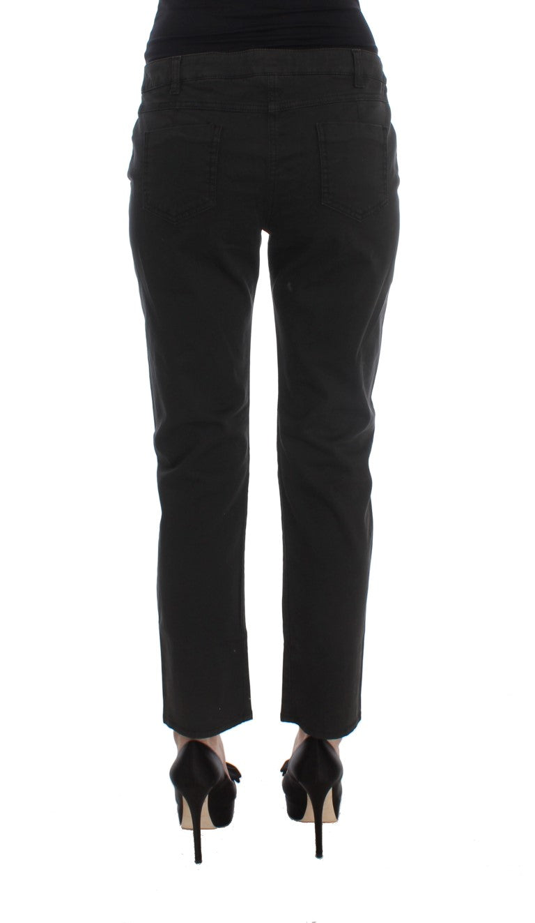 Costume National Chic Black Regular Fit Denim Jeans - Elegance Online Limited
