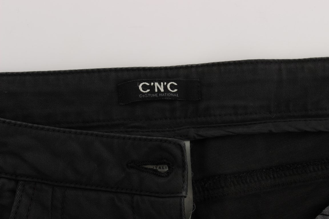 Costume National Chic Black Regular Fit Denim Jeans - Elegance Online Limited