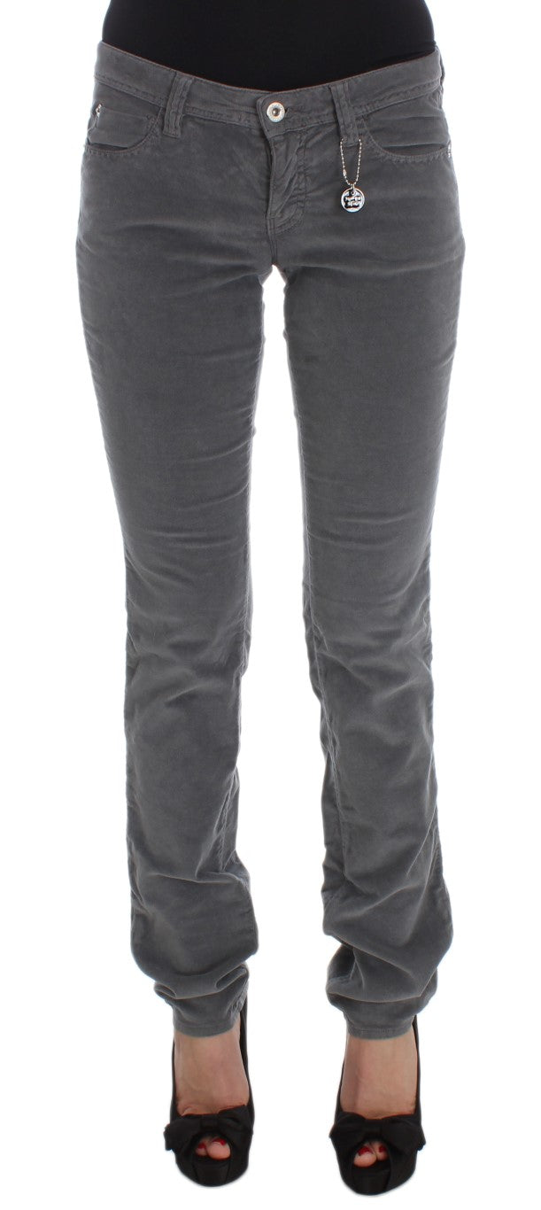 Costume National Sleek Super Slim Gray Jeans - Elegance Online Limited