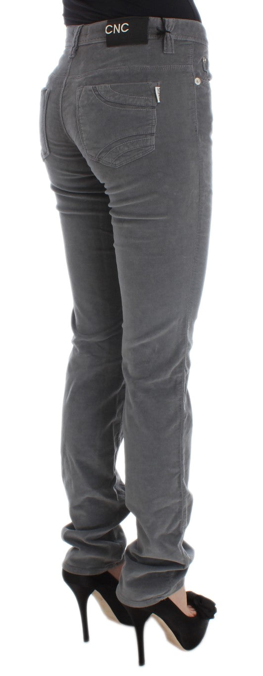 Costume National Sleek Super Slim Gray Jeans - Elegance Online Limited