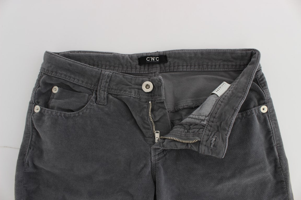 Costume National Sleek Super Slim Gray Jeans - Elegance Online Limited