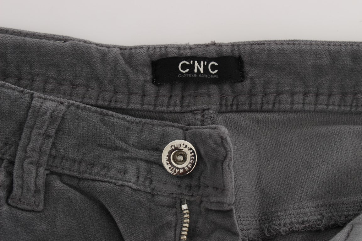 Costume National Sleek Super Slim Gray Jeans - Elegance Online Limited