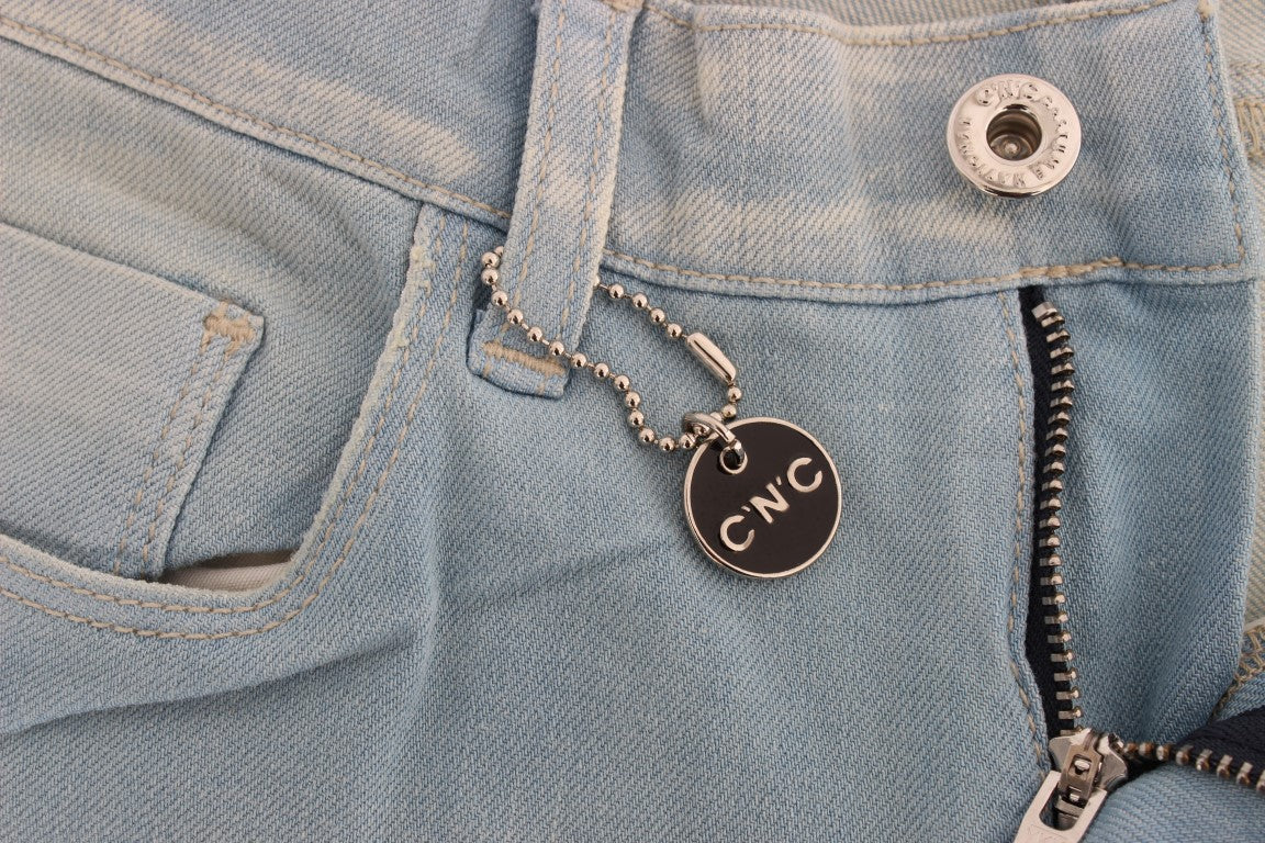Costume National Chic Super Slim Blue Jeans - Elegance Online Limited