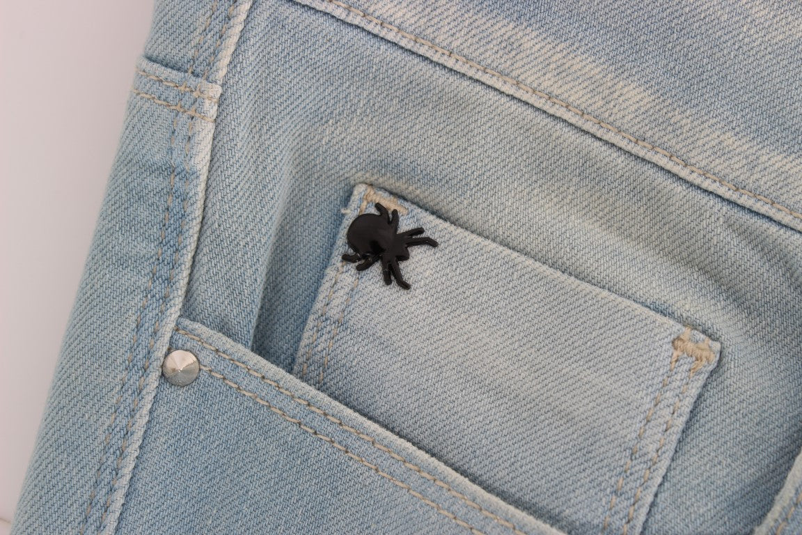 Costume National Chic Super Slim Blue Jeans - Elegance Online Limited
